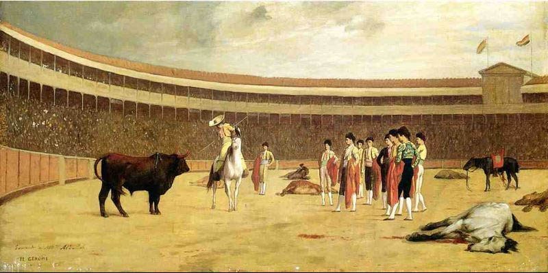 Jean-Leon Gerome Bull and Picador